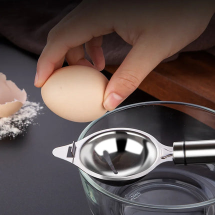 Egg White Separator Stainless Steel Tools Eggs Yolk Filter Gadgets Kitchen Accessories Separating Funnel Spoon Divider Utensils