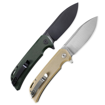 Petrified Fish PFB05 Folding Knife Pocketknives 14C28N Blade Knife G10 Handle Survival Outdoor Camping Fishing Hand Tools