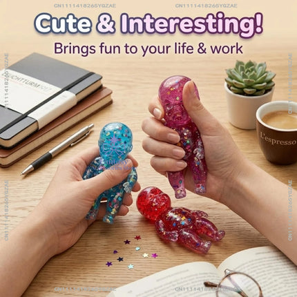 Squishy Babies Glitter Purple Baby Squishy Slow Rising Sugar Swaps Style Stress Relief Fidget Toys Easter Stuffers Party