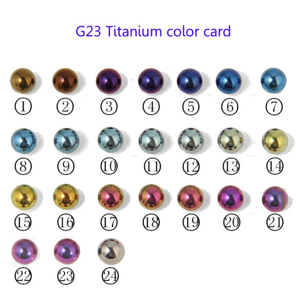 5PCS G23 Titanium Nose Piercing Implant Grade 12G 14G 16G 18G 20G Clicker Diaphragm Tragus Piercing Sexy Body Jewelry Wholesale