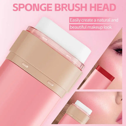 MEIDIAN Matte Blush Cream 20g Nude Three-color Waterproof Smudge-proof Lightweight Breathable Multi-purpose Cushion Blush Stick