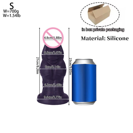 S-XXL Huge Anal Plug Liquid Silicone Soft Conical Butt Plug Big Anal Dildos for Women Men G-spot /prostate Massage 18+ Sex Toys