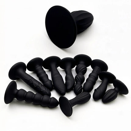 Silicone Base of Suction Cup Anal Plug Big Butt Plug Anal Erotic Sex Toys Pleasure Anal Stimulation Beads Adult Erotic Sex Toy