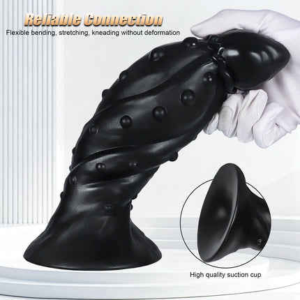 Huge Fantasy Anal Plug Black Big Monster Anal Butt Plug Adult Sex Toys Anal Dildo Dilator Training Expansion for Gay Men Women