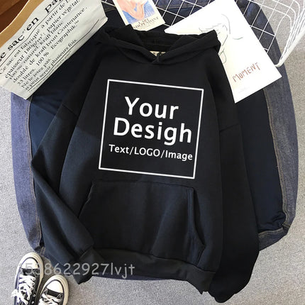 Customized Printed Diy Text Logo Image Hoodie Women's Customized Hoodie Customized Logo Personalized Hoodie