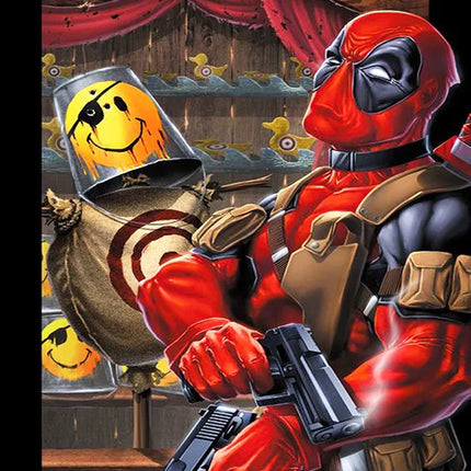 Superhero Deadpool Themed Custom Boys Birthday Outdoor Party Decoration Banner With Portrait Photography Studio Props Background