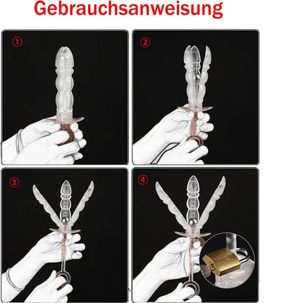 Anal Training System - Resin Adjustable Dilator Expander For Adult Men And Women Butt Stretching, BDSM Play & Fisting Practice