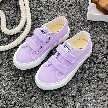 5059 Spring and Autumn New Fashion Children's Canvas Shoes Solid Color Boys and Girls Board Shoes Korean Soft Sole Skateboarding