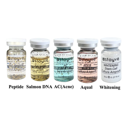 8ml Stayve BB Cream Hyaluronic Acid Facial Glow Serum Ampoule Essence Peptide Moisturizing Foundation Skin Rejuvenation Care