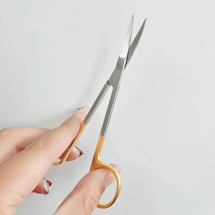 1pc Stainless Steel Dental Surgical Scissors Straight and Curved Scissor Forceps Medical Tools Dentistry Surgical Instrument