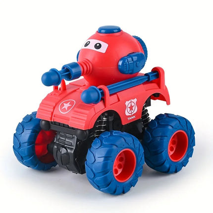 360 ° stunt rotating off-road toy, durable and impact resistant, bi-directional friction driven truck, suitable for children