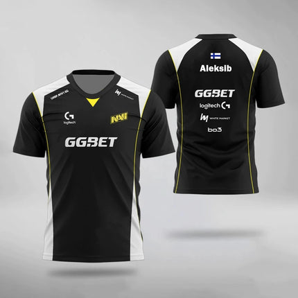 Navi 2025 CS2 E-sports Team Uniform Jersey CS:GO Professional League Training Uniform S1mple Aleksib Fans Gift Custom T Shirts