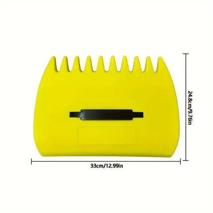 Durable Plastic Leaf Collector Rake Handheld Leaf Grab Claws for Outdoor Garden Lawn Leaf Picking Cleaning Tool Easy Grip