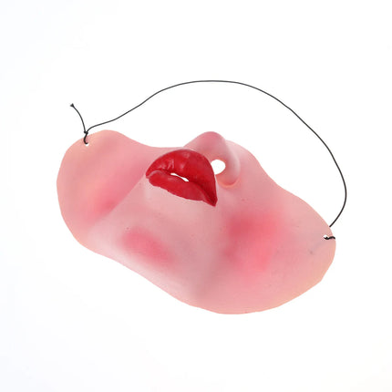 mask Half Face Unique Design No Plastic Smell Comfortable For Cosplay Costume Accessory Funny