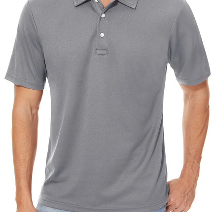 TACVASEN Summer Casual T-shirts Mens Short Sleeve Polo Shirts Button Down Work Shirts Quick Dry Tee Sports Fishing Golf Pullover