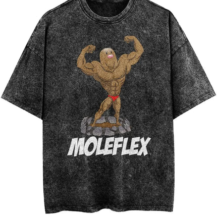 2026 Hot Sale Pokemon Squirtle Gym Muscle T-Shirt Vintage Washed Anime Graphic Tee Unisex Streetwear Short Sleeve Top Gym Lovers