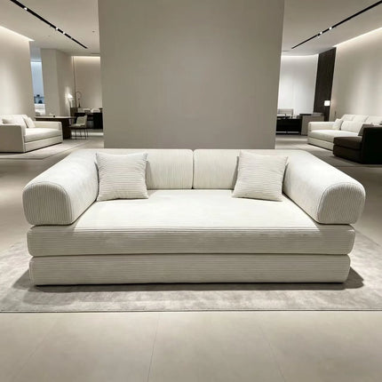 150CM Modern Style Air Compression Fabric Flannel Deformable Modular Couch for Living Room Sectional Composable  Sofa Bed