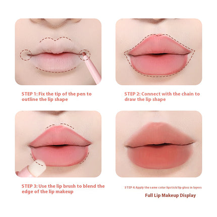NOVO Waterproof lip liner with a matte finish Easy to apply, long-lasting and smudge-proof Defines full lips
