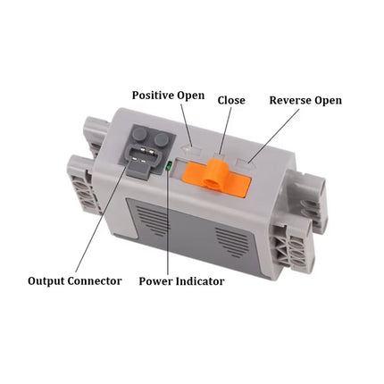 Technical MOC 88003 Power Functions Bricks Kit with 4PCS L Motors & IR Remote Control for legoeds Building Blocks Battery Box