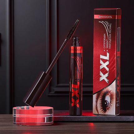 1 Piece of 7D Waterproof Mascara, 24-Hour Long-Lasting Hold, Lengthening and Thickening, Suitable for All Light Beige Tones, Quick-Drying, Dense and Slender, Thickened and Curled, Sweat-Proof and Smudge-Proof, Valentine's Day