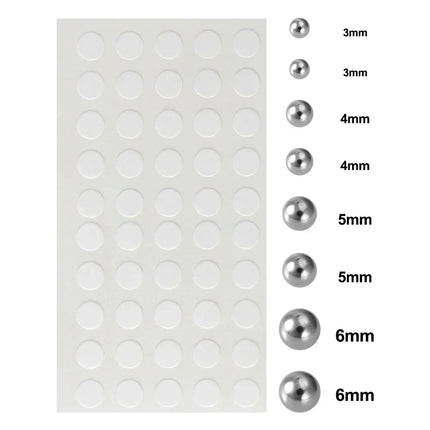 180pcs Non Piercing Lip Nails Sticker Selfadhesive Waterproof Reusable Fake Lip Nail Eyebrow Nose Ring Body Belly Button Jewelry