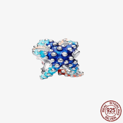 Key & Lock 925 Sterling Silver Pave Moon Heart Flower Dangle Charms Fit Original Bracelet Beads Jewelry DIY Gift plata de ley