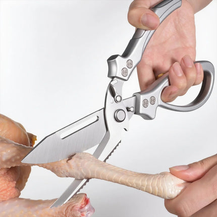 2025 New Kitchen Strong Scissors Sharp Stainless Steel Scissors BBQ Scissors Household Chicken Bone Scissors, Steak Scissors