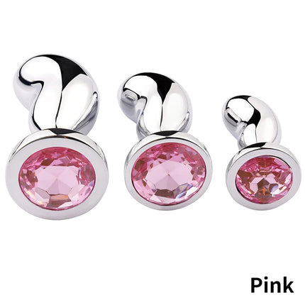 Runyu Sexy Adult Metal Anal Plug Erotic Products Sexy Gadgets But Pluk Fetish Adult Toys Butt Plug Penetration-anal SM Sex Toys