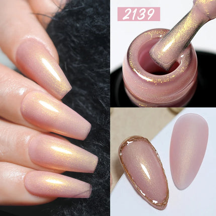 Arte Clavo Pearl Shiny Gel Nail Polish 10 Colors Manicure For Nails Soak Off UV LED Gel Nails Art Semi Permanent Gel Varnish