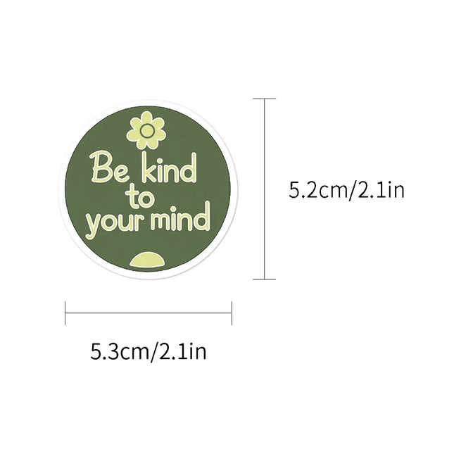 50/100 Pcs Positive Affirmation HD Colorful Doodle Stickers Waterproof for Suitcase Guitar Notebook Phone Laptop Diary Decor