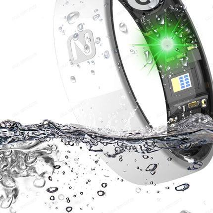Smart Ring NFC Ring Health Fitness Tracker Ceramic Health Ring 2025 Sleep Tracking Heart Rate Blood Pressure with Charging Case