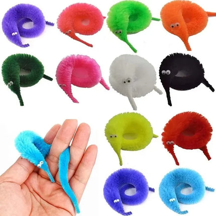 Worm magic toys children's magic games prank props cat wands toys for boys and girls happy birthdays new cool things blurry