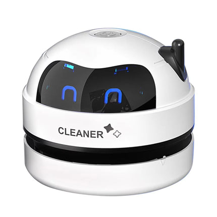 Mini Vacuum Cleaner Portable Desk Table Dust Vacuum USB Rechargeable with Detachable Nozzle Pet Hair Pencil Crumbs Cleaning Tool