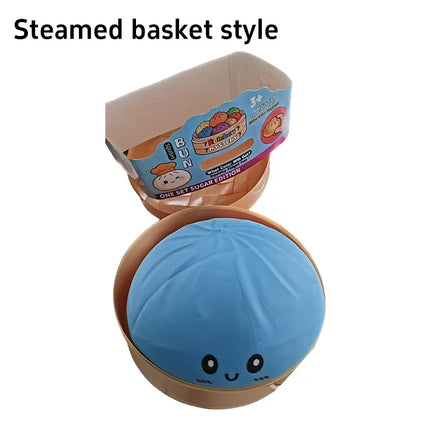 Extra Large 25cm Dumpling Squishy Slow Rebound Sensory Fidget Toy with Colorful Design Soft Stress Ball Home Office Party Gift