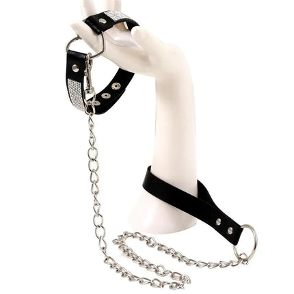 PU Leather Slave BDSM Collar With Leash Adult Games Sex Bondage Restraint Neck Cuffs Fetish Collar Erotic Sex Toys for Women Men