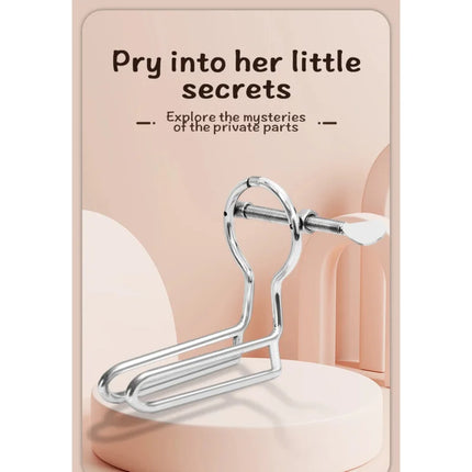 Anal Traning For Women Vagina Extender Speculum Vaginal Expander Metal Labia Clip  Clamp Adult GamesSex Toys Bdsm