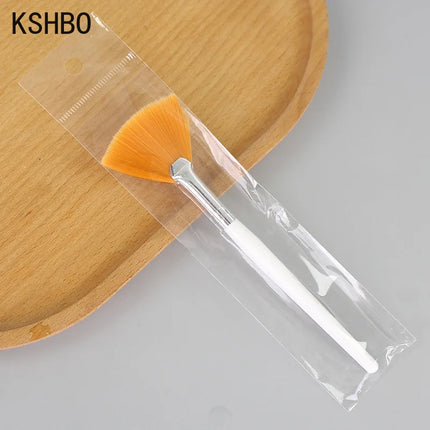 3PCS Face DIY Mask Brush Set Soft Applicator Brushes Makeup Tools Includes Soft Fan Facial Brushes Acid Applicator Brush