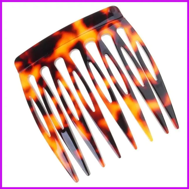 1PC French Hair Side Combs for Women Girls Acetate Hair Accesories Secure and Elegant Hold Hair Clip Hairpieces