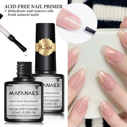 1/2pcs Nail Base Coat&Top Coat Gel Polish Sets 8.5ml Semi-permanent Nail Varnish Rubber Top Coat Base Coat Manicure Function Gel