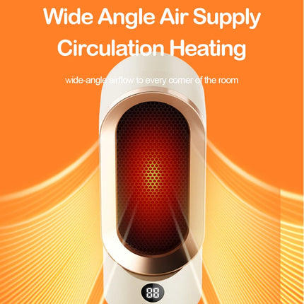 Portable Electric Fan Heater Mini Radiator Desktop Warmer Machine Heaters For Winter PTC Ceramic Heating For Home Bedroom Office