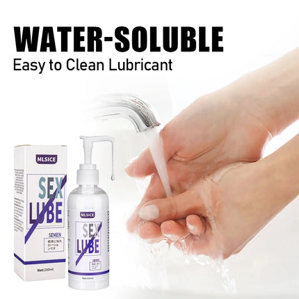 Anal Lubricant For Sex Semen Viscous Lube Gay Men Water Based Oil Lubricating Sexy Adult Products Sexual Game Toys Lubrication