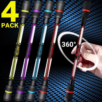 4/1Pcs Spinning Pen Rolling Finger Rotating Pen Gaming Trick Pen Stress Releasing Brain Training Toys for Kids Adults Students