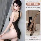 Average size / Picture Color + black open crotch socks