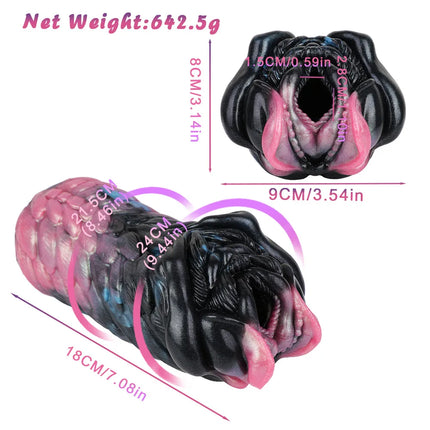 Length 5.9inch Fantasy Monster Foot Design Male Masturbator Massager Stroker Penis Exerciser Pocket pussy Adult Sex Toy for Man