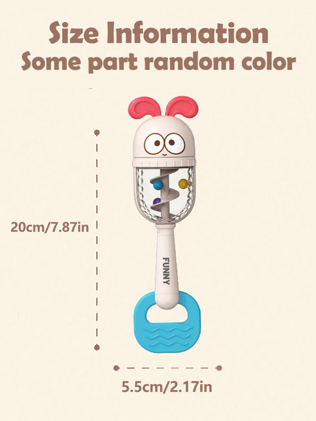 Baby Rattle Toys Teether Hand Bells Mobile Infant Stop Weep Tear Rattles Early Educational Toy for Newborn cute animals Gifts