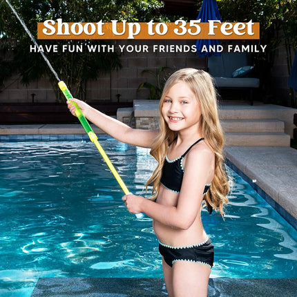 Water Soaker Blaster -16.2'' Bulk Squirt Gun for Kids Adults Water Game Fighting Toys for Summer Pool Beach Outdoor Activity