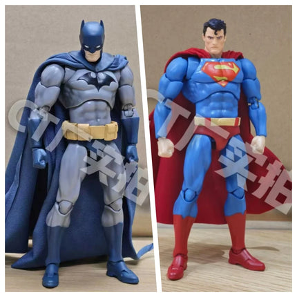 CT New Batman&Superman Hush Mafex 105 DC Justice League Comic Version Blue 16cm Articulated Action Figure Collectible Model Toy
