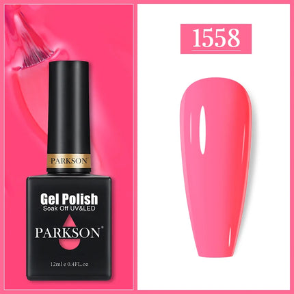 Parkson 12ML Nail Gel Polish HEMA TPO FREE Full Coverage 279 Color Gel Pigment Professional Nail Art Long Lasting Gel Varnish
