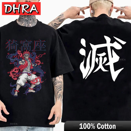 Demon Slayer T Shirt Nezuko Tshirt Women Kimetsu No Yaiba Top Tees Japanese Anime Tanjirou Kamado Tops Manga Harajuku T-shirt