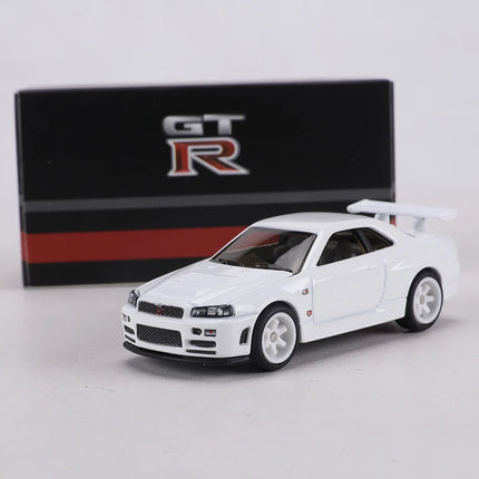 ZZC MODEL 1:64 GTR R34 Die-cast Alloy Car Model Toys Can Open The Hood